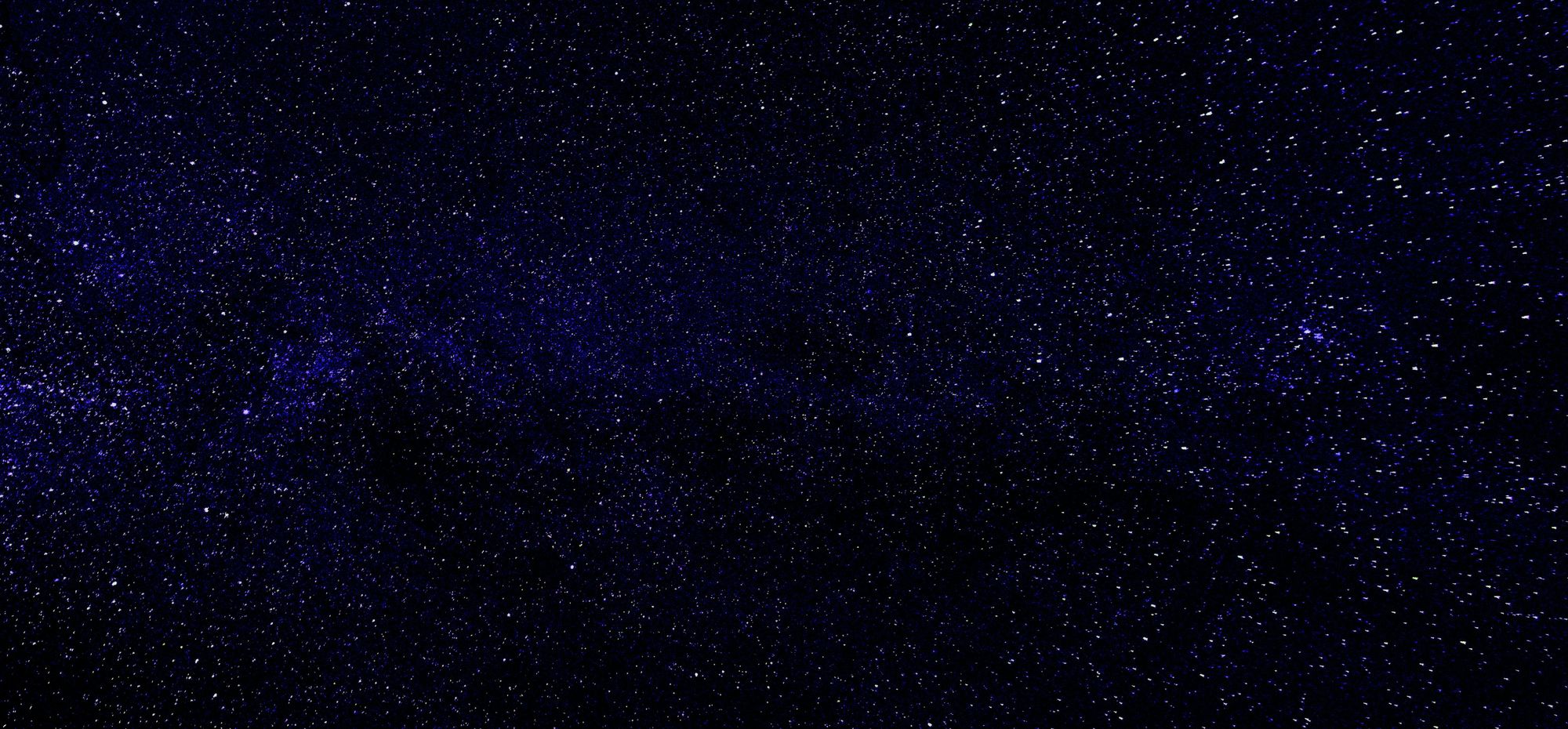 Starry night sky