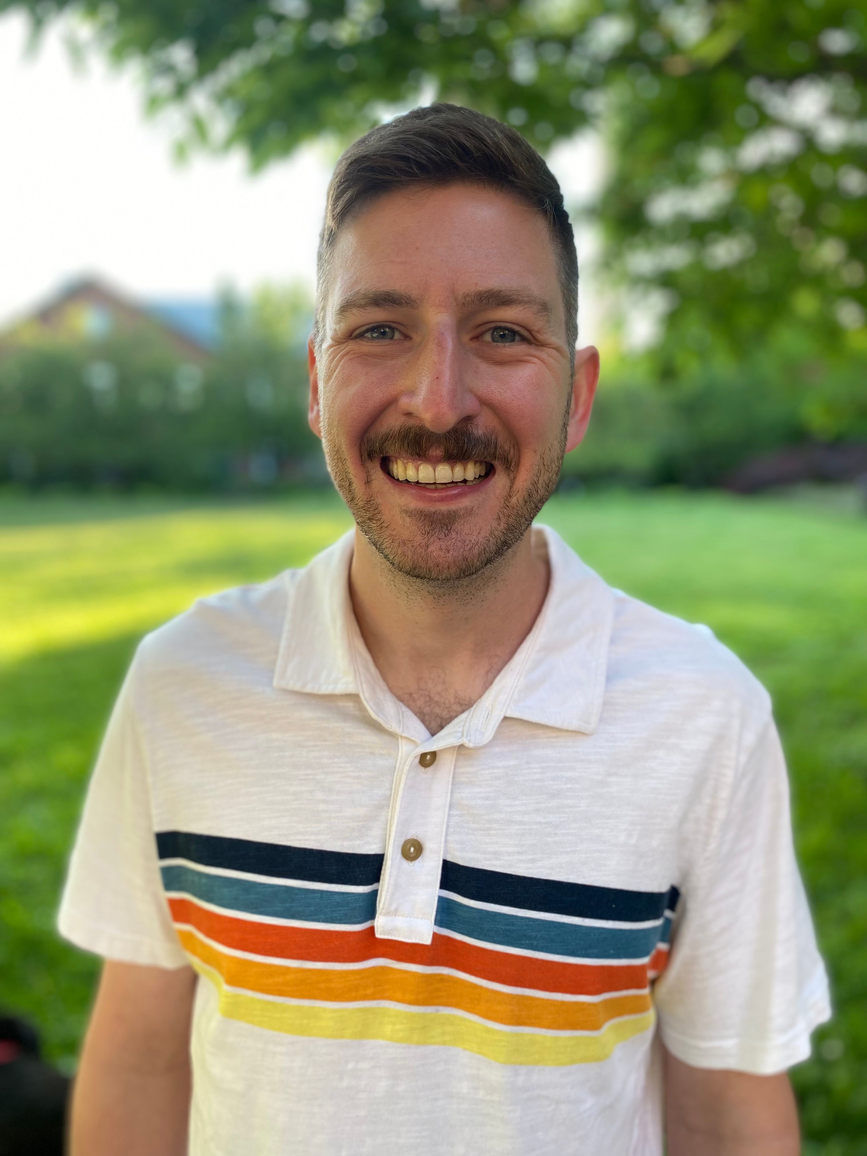 photo of jason teaching at a blackboard